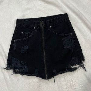 carmar black skirt